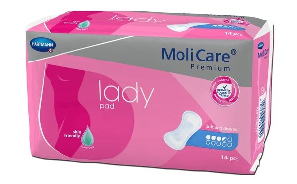 Прокладки урологічні MoliCare Premium Lady pad 3,5 краплі, 14 штук