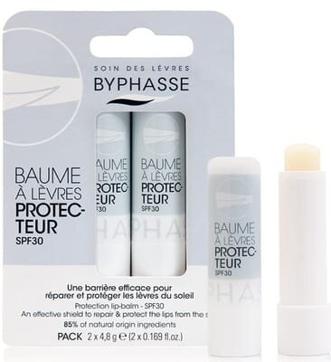 Бальзам для губ Byphasse Protection захист, 2 шт х 4,8 г