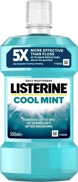 Ополіскувач для порожнини рота Listerine Cool Mint Свіжа м’ята, 500 мл
