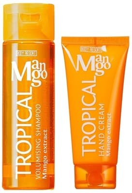 Набір косметичний Mades Cosmetics Body Resort Манго (шампунь 250 мл + крем для рук 100 мл)