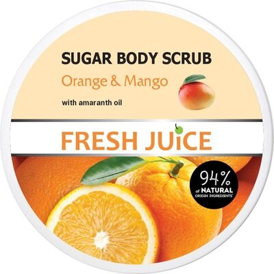 Цукровий скраб для тіла Fresh Juice Orange & Mango, 225 мл