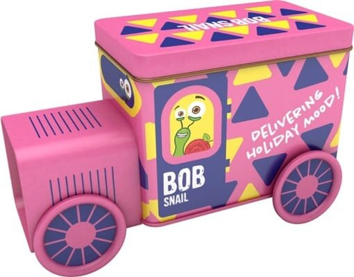 Набір Bob Snail Подарунковий бокс Фруктовий старт з іграшкою та стікером, 108 г