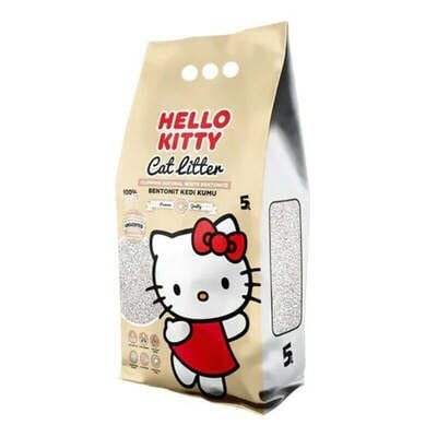 Наповнювач для котячого туалету Hello Kitty Cat Litter Natural бентонітовий без ароматизаторів, 4,3 кг (5 л)