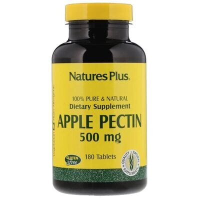 Яблучний пектин Nature's Plus Apple Pectin 500 мг, 180 таблеток