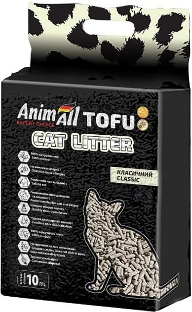 Наповнювач для туалету AnimAll ТОФУ Класик, 4,66 кг (10 л)