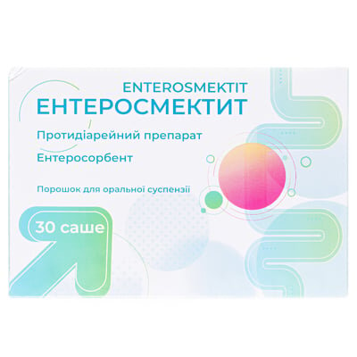 Ентеросмектит порошок д/ор. сусп. 3 г по 3.76 г №30 у саше