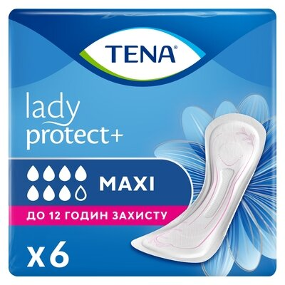 Прокладки урологічні Tena Lady Maxi, 6 штук