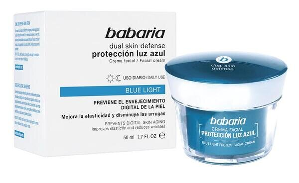 Крем для обличчя Babaria Blue Light Protect захист від синього віпромінювання, 50 мл