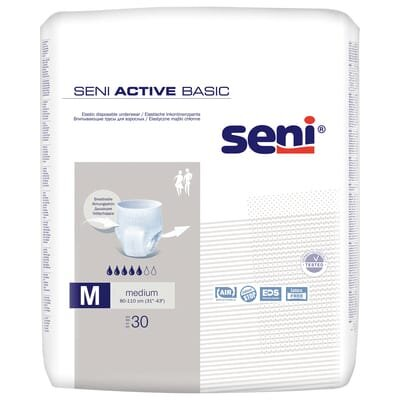 Труси поглинаючі для дорослих Seni Active Basic medium, 30 штук