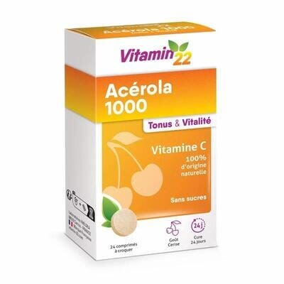 Ацерола 1000 Vitamin 22 Acerola 1000 таблетки №24