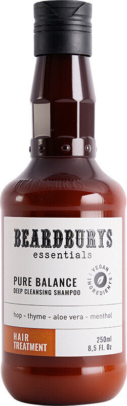 Шампунь Beardburys Essentials Pure Balance для волосся проти лупи , 250 мл