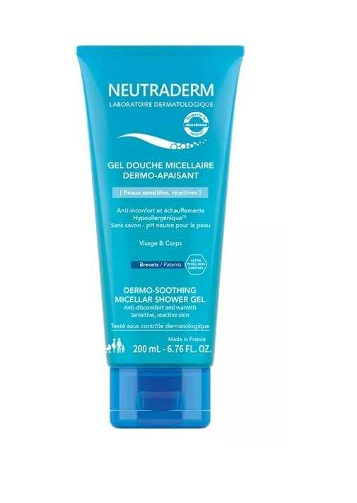 Гель для душу Neutraderm заспокійливий міцелярний, 200 мл