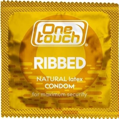 Презервативи One Touch Ribbed Ребристі, 12 штук