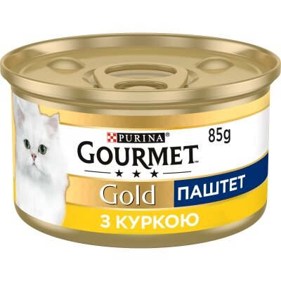 Корм вологий для кішок Purina Gourmet Gold Паштет з куркою, 85 г
