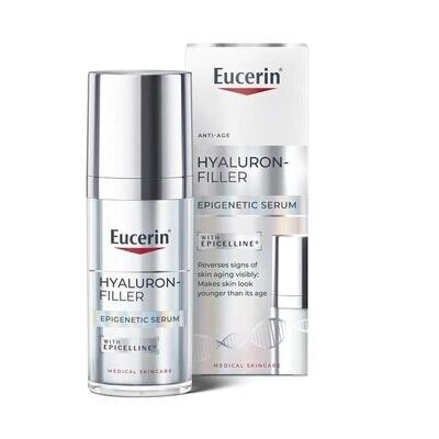 Сироватка для обличчя Eucerin Hyaluron Filler епігенетична антивікова для всіх типів шкіри (99122), 30 мл
