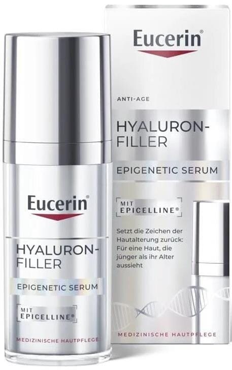 Сироватка для обличчя Eucerin Hyaluron Filler епігенетична антивікова для всіх типів шкіри (99122), 30 мл