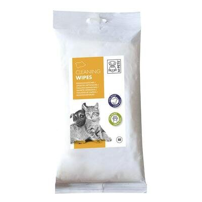 Серветки вологі M-Pets Pet Cleaning Wipes очищаючі для котів, собак і гризунів, 40 штук