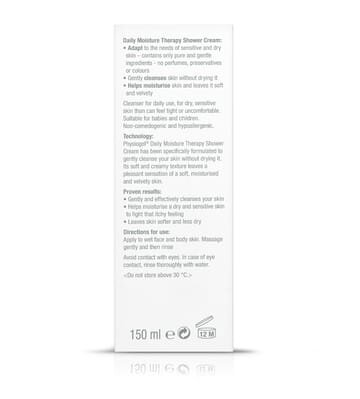 Крем-гель Physiogel Daily Moisture Therapy для вмивання та душу зволожуючий, 150 мл