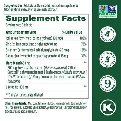 Комплекс для щитовидної залози MegaFood Thyroid Strength, 60 таблеток