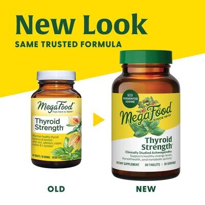 Комплекс для щитовидної залози MegaFood Thyroid Strength, 60 таблеток