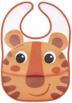 Слинявчик Canpol babies Hello Little пластмасовий з кишенькою, помаранчевий, 9 / 232_ora