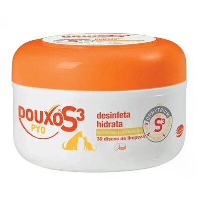 Спонжи Douxo S3 PYO для очищения и увлажнения кожи у собак и кошек, 30 штук