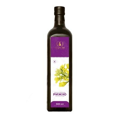 Олія рижієва Craft Oil холодного віджиму, 500 мл