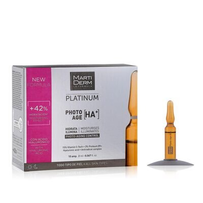 Ампули MartiDerm Platinum Photo-age HA+, 10 штук по 2 мл