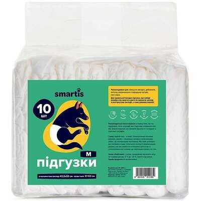 Підгузки-пояси Smartis для собак (сук), розмiр М, 10 штук