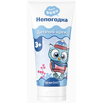 Крем дитячий Dani Baby Негода 3+, 50 мл