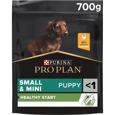Корм сухий Purina Pro Plan Dog Small & Mini Puppy з куркою і рисом, 700 г