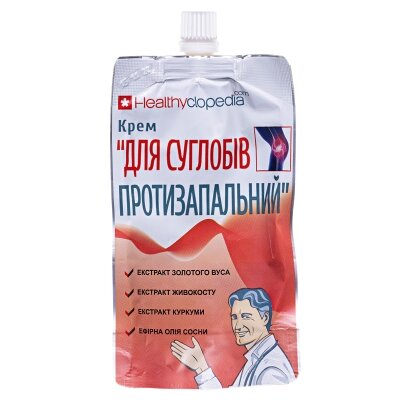 Крем Healthyclopedia для суглобів протизапальний, 100 мл