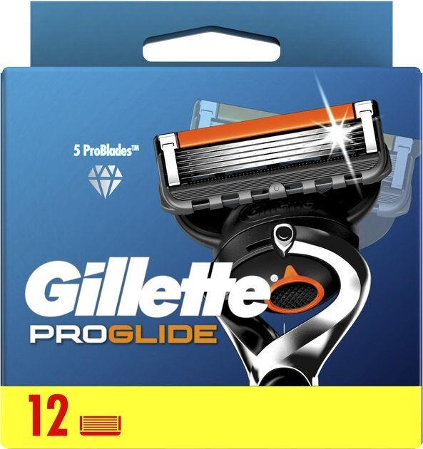 Картриджі змінні для гоління Gillette Fusion5 ProGlide, 12 шт