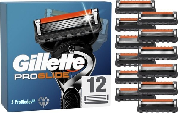 Картриджі змінні для гоління Gillette Fusion5 ProGlide, 12 шт