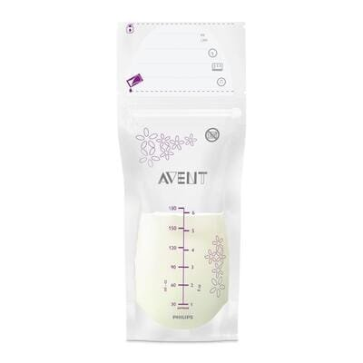 Пакети Philips Avent SCF603/25 для зберігання грудного молока об'єм 180 мл, 25 шт