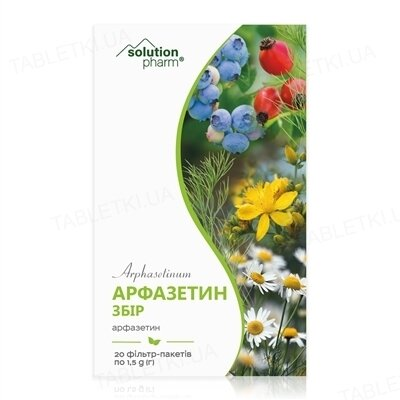 Арфазетин збір по 1.5 г №20 у філ.-пак.