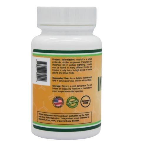 Інозитол Double Wood Inositol 1000 мг, 60 капсул