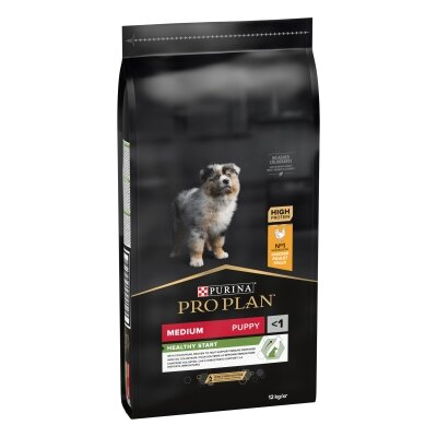 Корм сухий Purina Pro Plan Dog Medium Puppy з високим вмістом курки, 12 кг