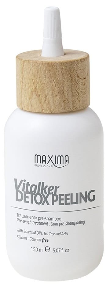 Пілінг для шкіри голови Maxima Vitalker з ефірними оліями на основі альфа-гидрокислоти та олії чайного дерева, 150 мл