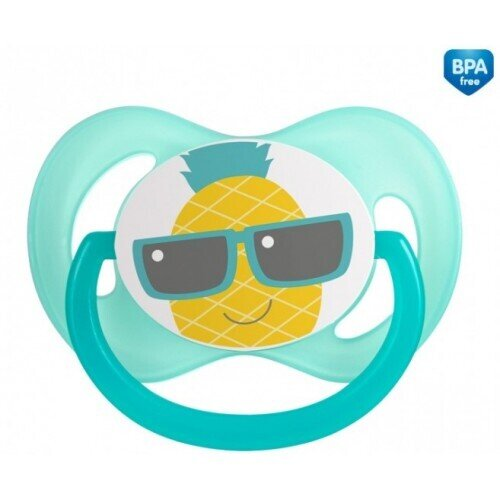 Пустушка силіконова Canpol Babies So cool симетрична 22/521_tur, 0-6 місяців, 1 шт