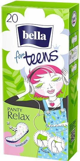 Прокладки гігієнічні щоденні Bella Panty for Teens Relax, 20 шт