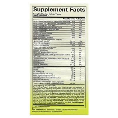 Вітаміни та мінерали для вагітних жінок Natural Factors Whole Earth & Sea Women's Prenatal Multivitamin & Mineral, 60 таблеток