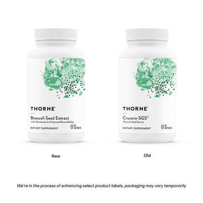 Екстракт насіння Брокколі Thorne Research Broccoli Seed Extract (Crucera-SGS) капсули №60