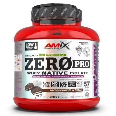 Протеїн Amix Nutrition Zeropro Protein темне печиво і крем, 2000 г