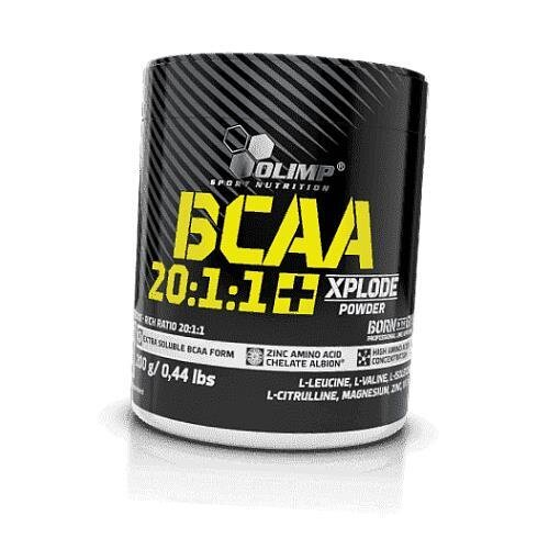 Амінокислота Olimp BCAA 20:1:1 Xplode та цитрулін, кола, 200 г