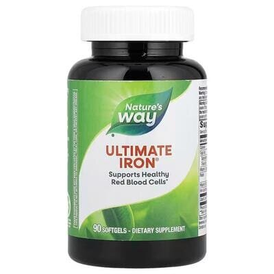 Залізо Nature's Way Ultimate Iron, 90 капсул