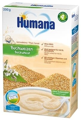Каша безмолочна Humana гречана для дітей з 4 місяців, 200 г