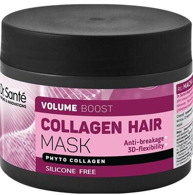 Маска Dr.Sante Collagen Hair Збільшення об'єму, 300 мл