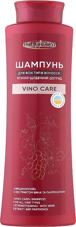 Шампунь Владіком Vino Care для всіх типів волосся, 500 мл