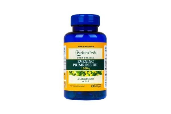 Олія вечірньої примули Puritan's Pride Evening Primrose Oil 1300 мг, 60 капсул